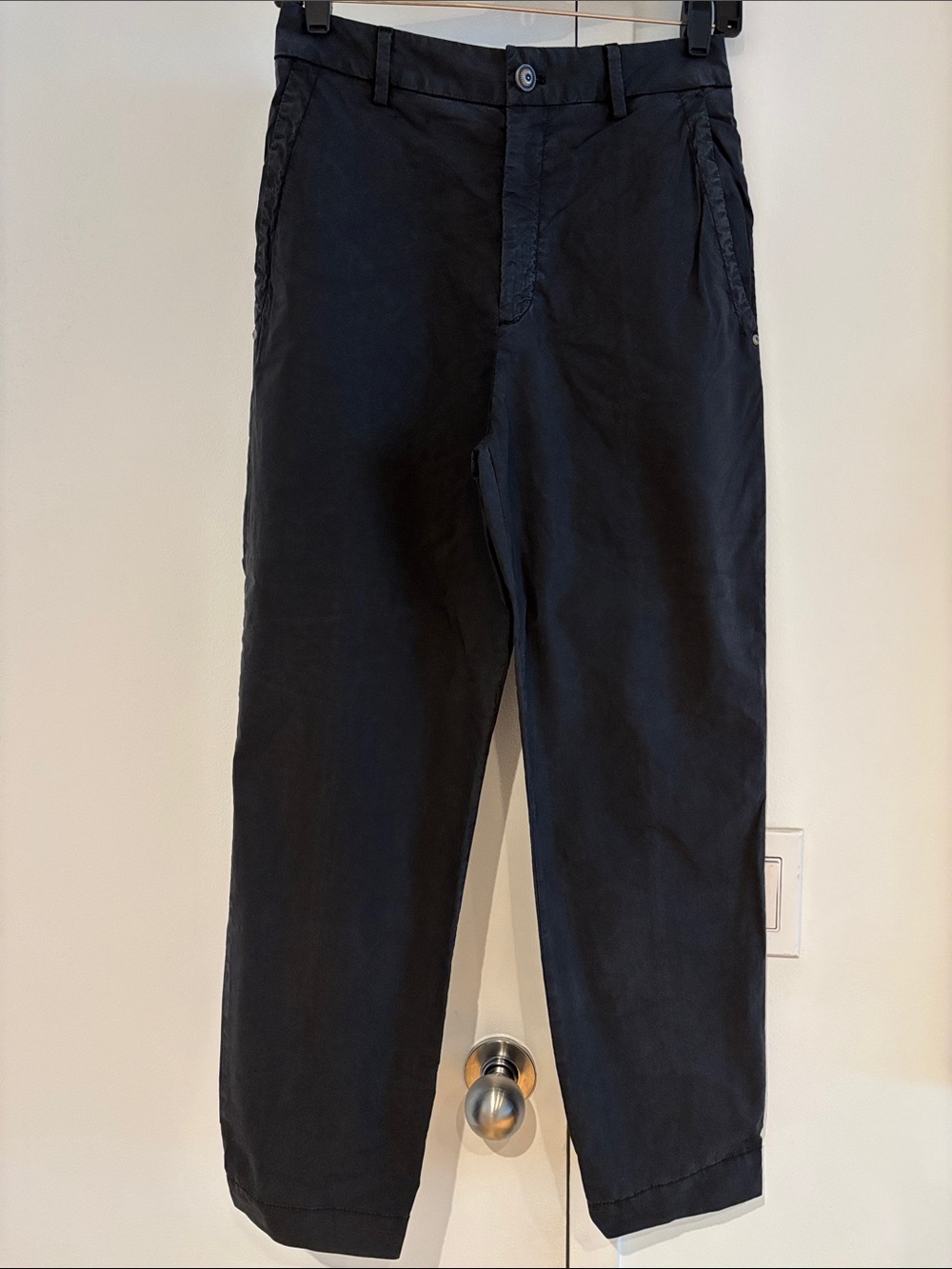 Women's Black Relaxed Track Pants - Casual Jogger Style